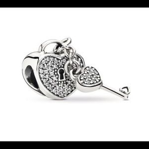 Authentic Lock of Love PANDORA Charm